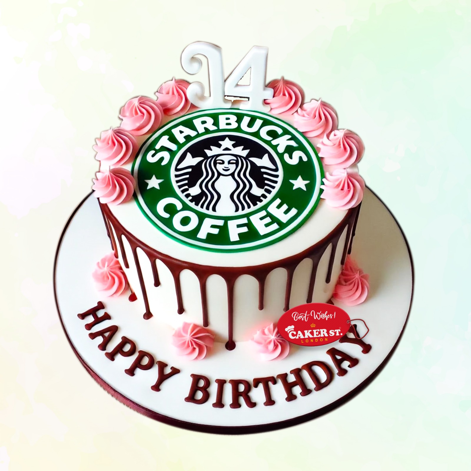 Starbucks Coffee Birthday Cake