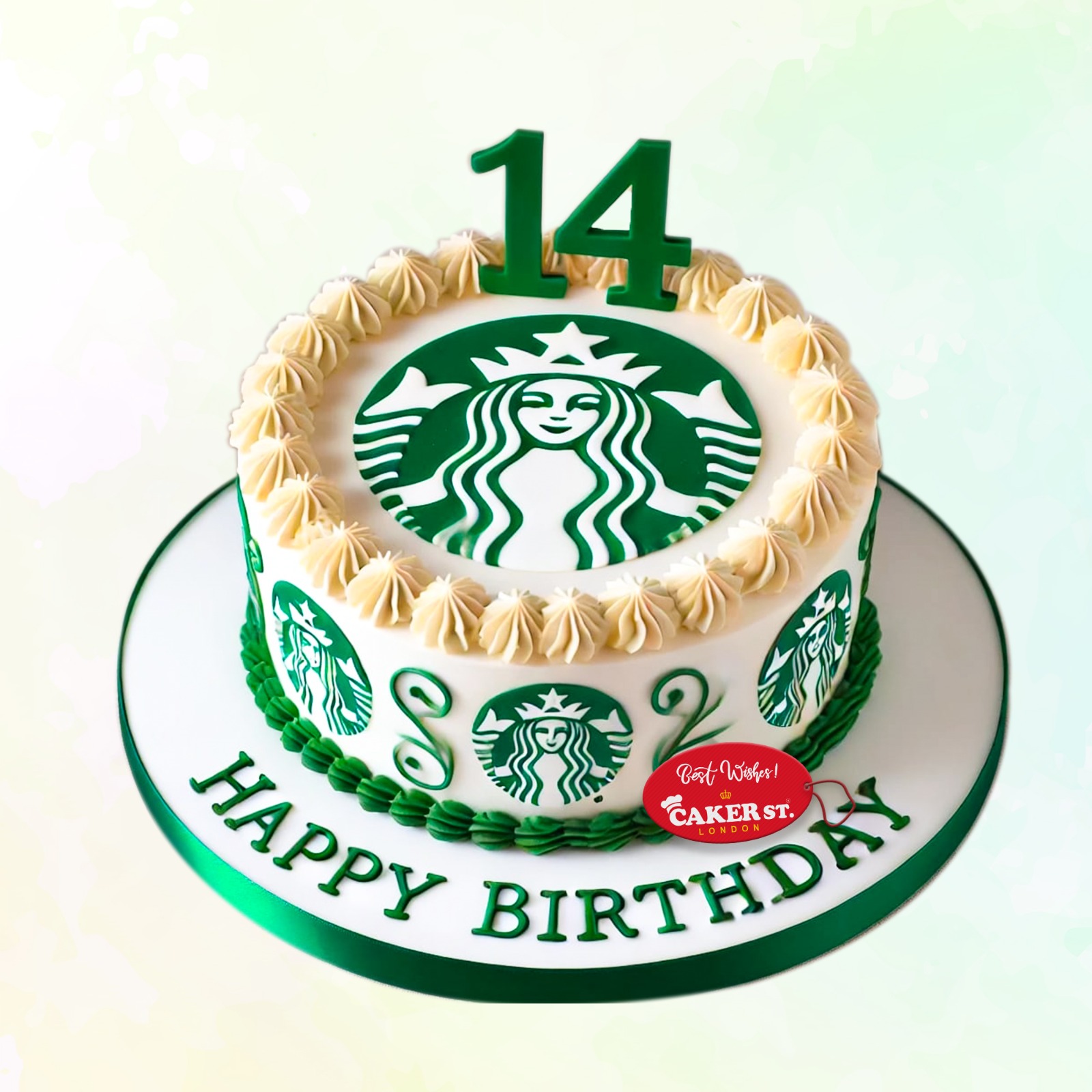 Starbucks Coffee Birthday Cake