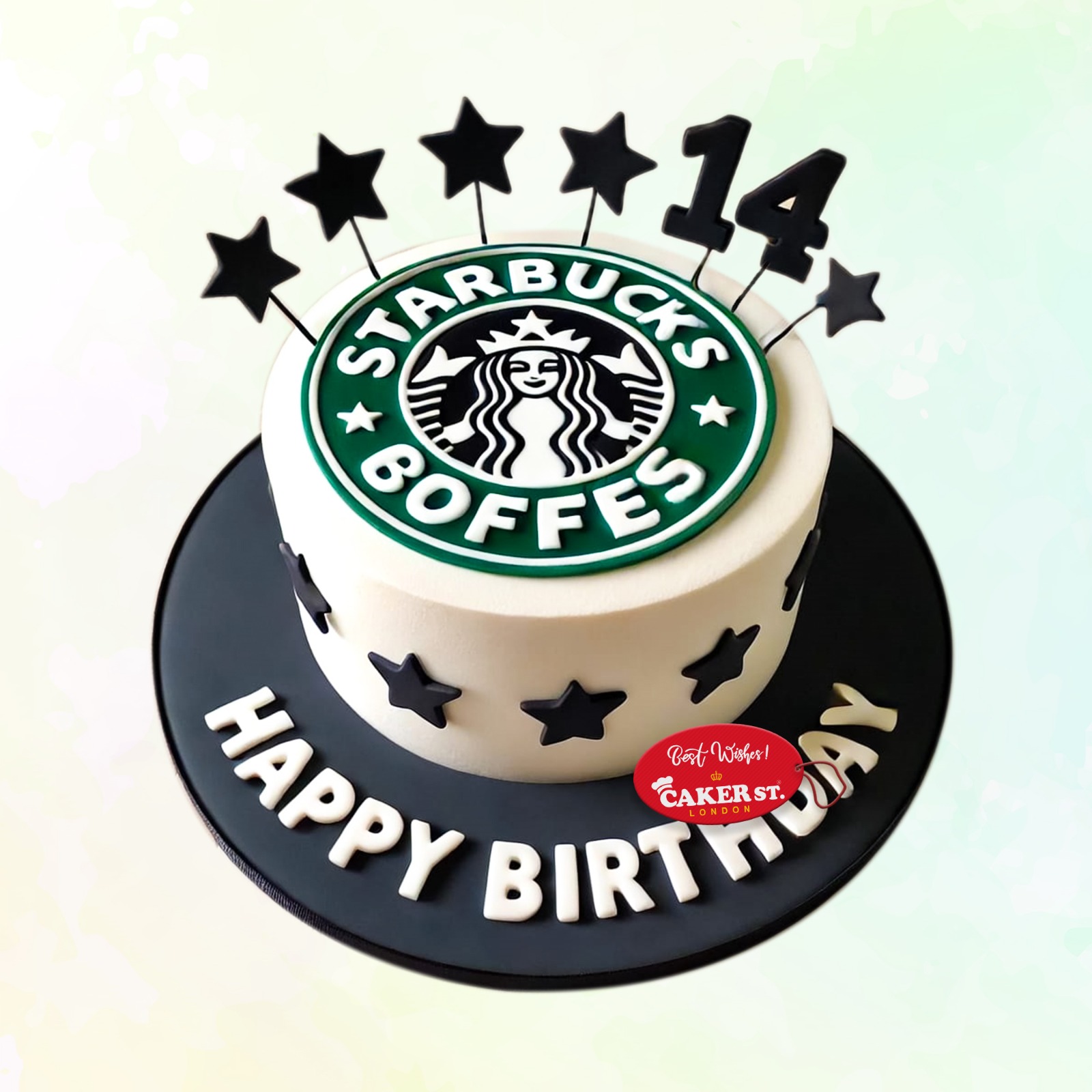 Starbucks Coffee Birthday Cake