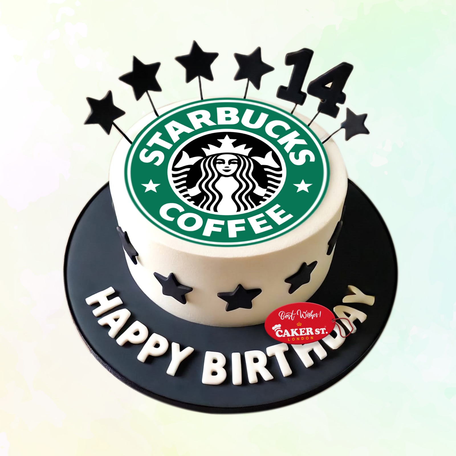 Starbucks Coffee Birthday Cake