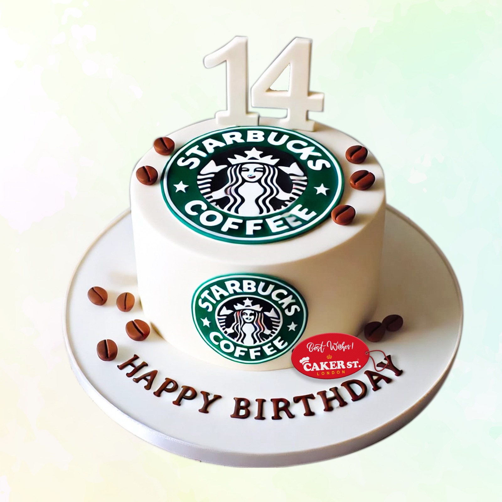 Starbucks Coffee Birthday Cake