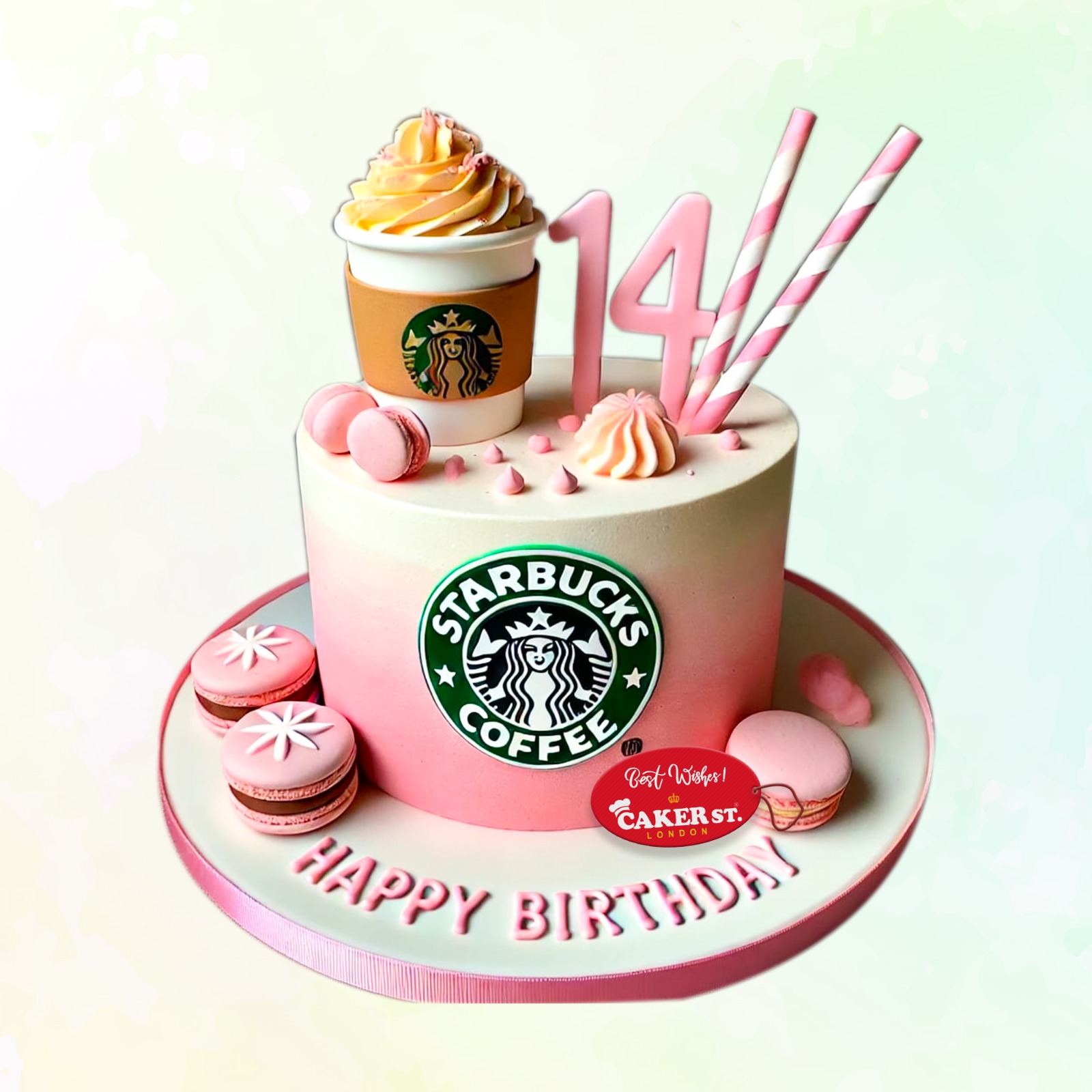 Starbucks Coffee Birthday Cake