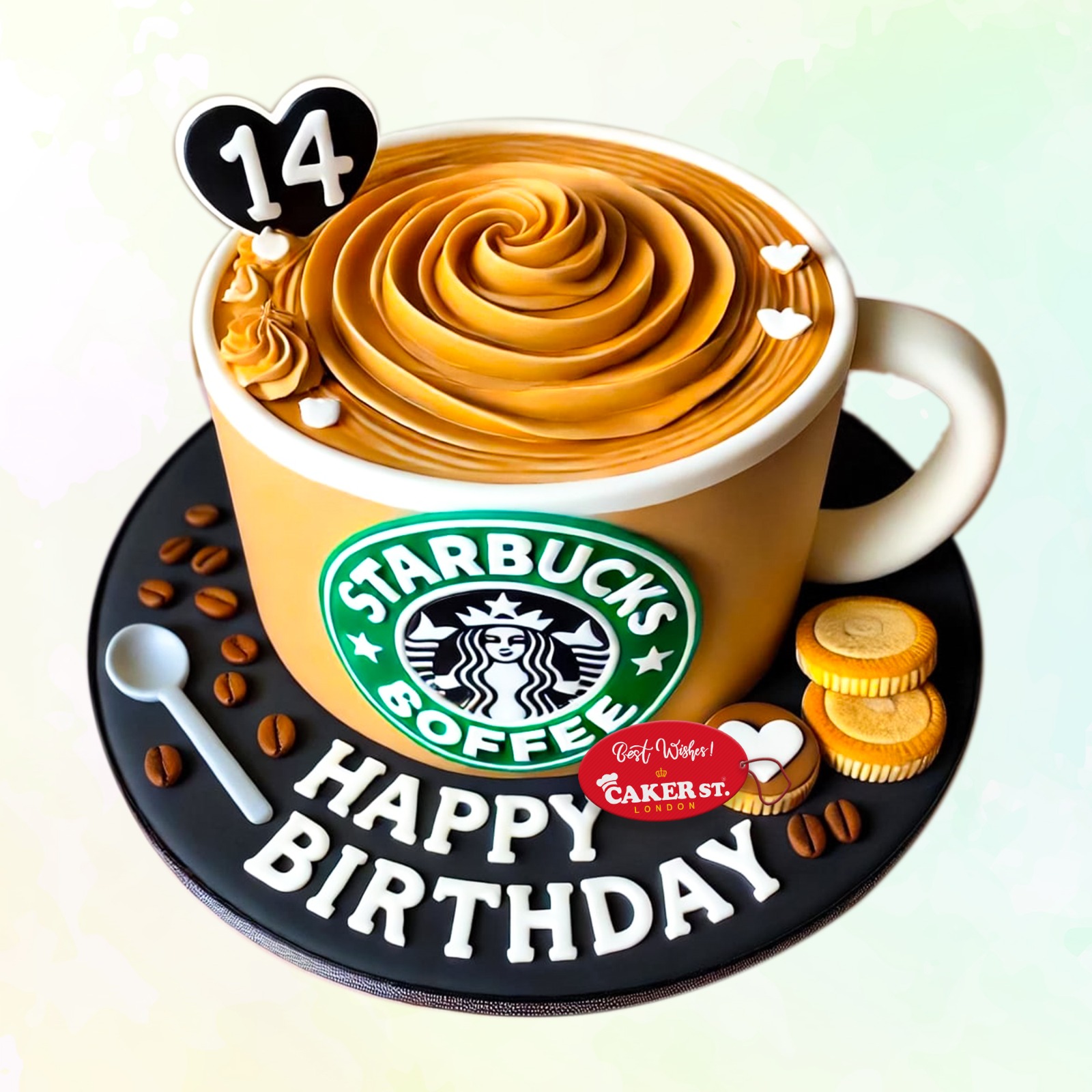 Starbucks Coffee Birthday Cake