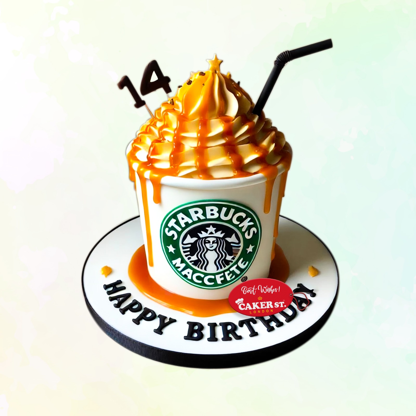 Starbucks Coffee Birthday Cake