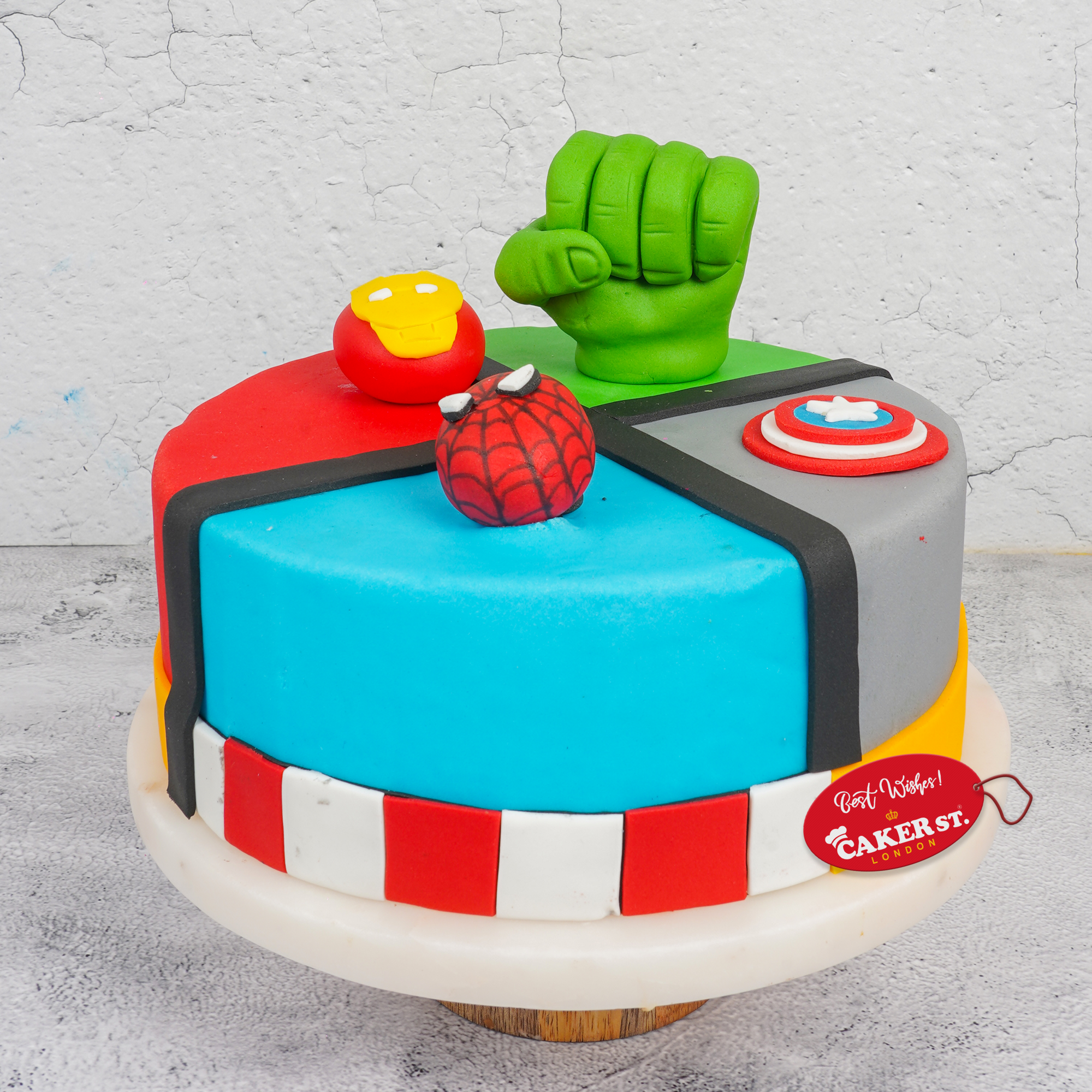 Superhero Squad Cake