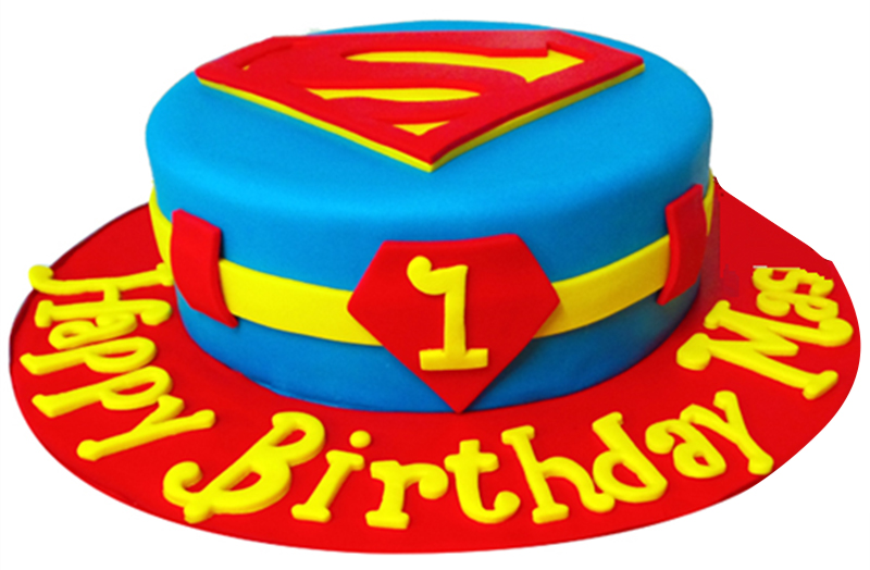 Superman Photo Cake Delivery in Delhi NCR