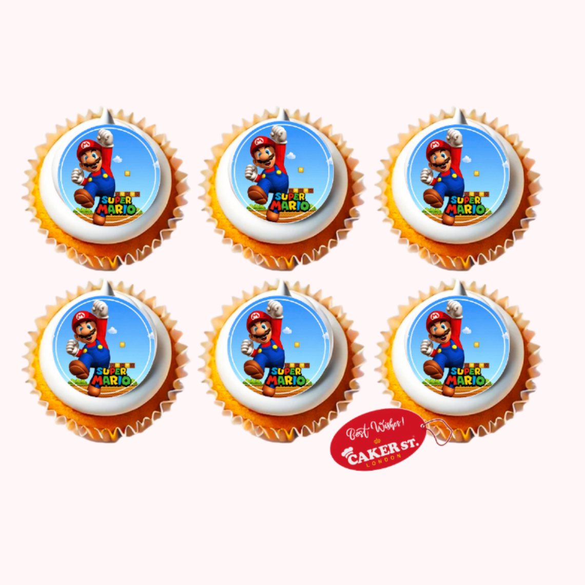 Supermario Themed Cupcakes