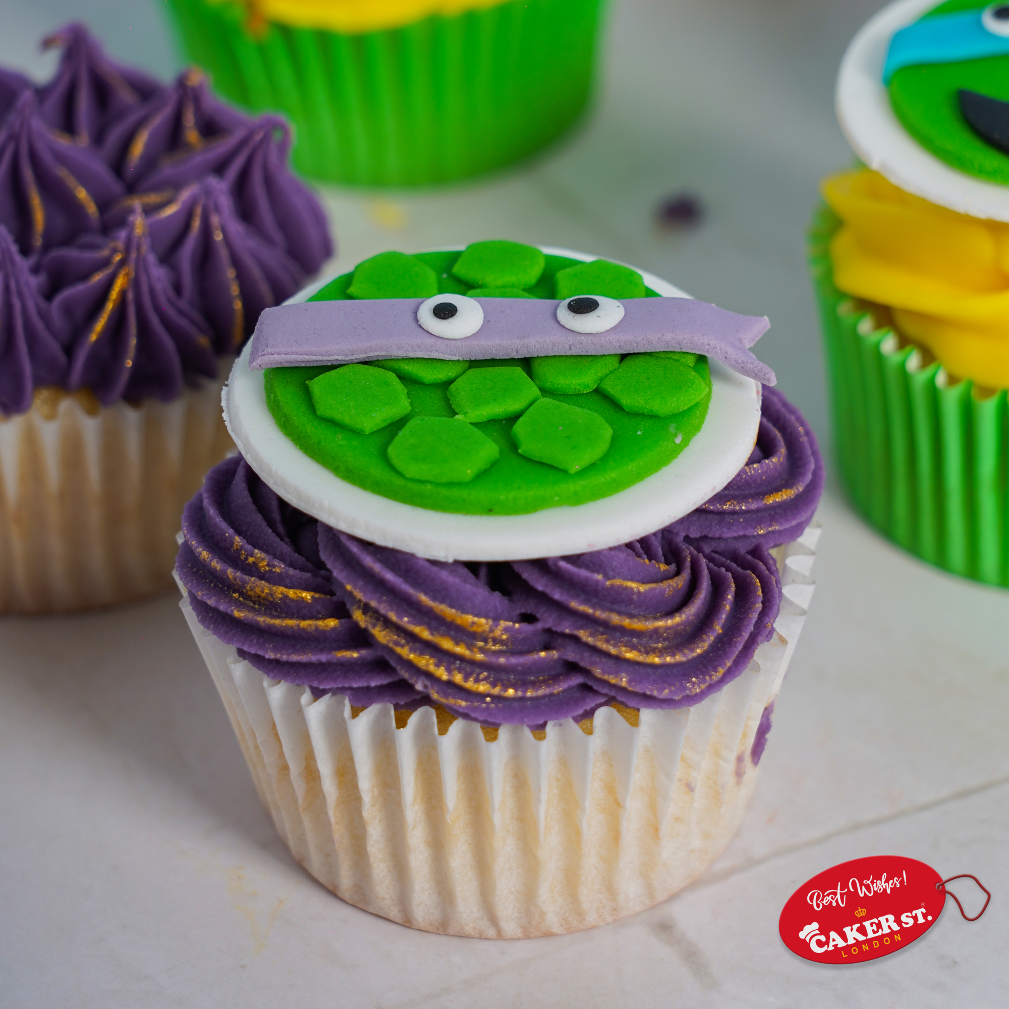  Team  Turtle Ninja Cupcake