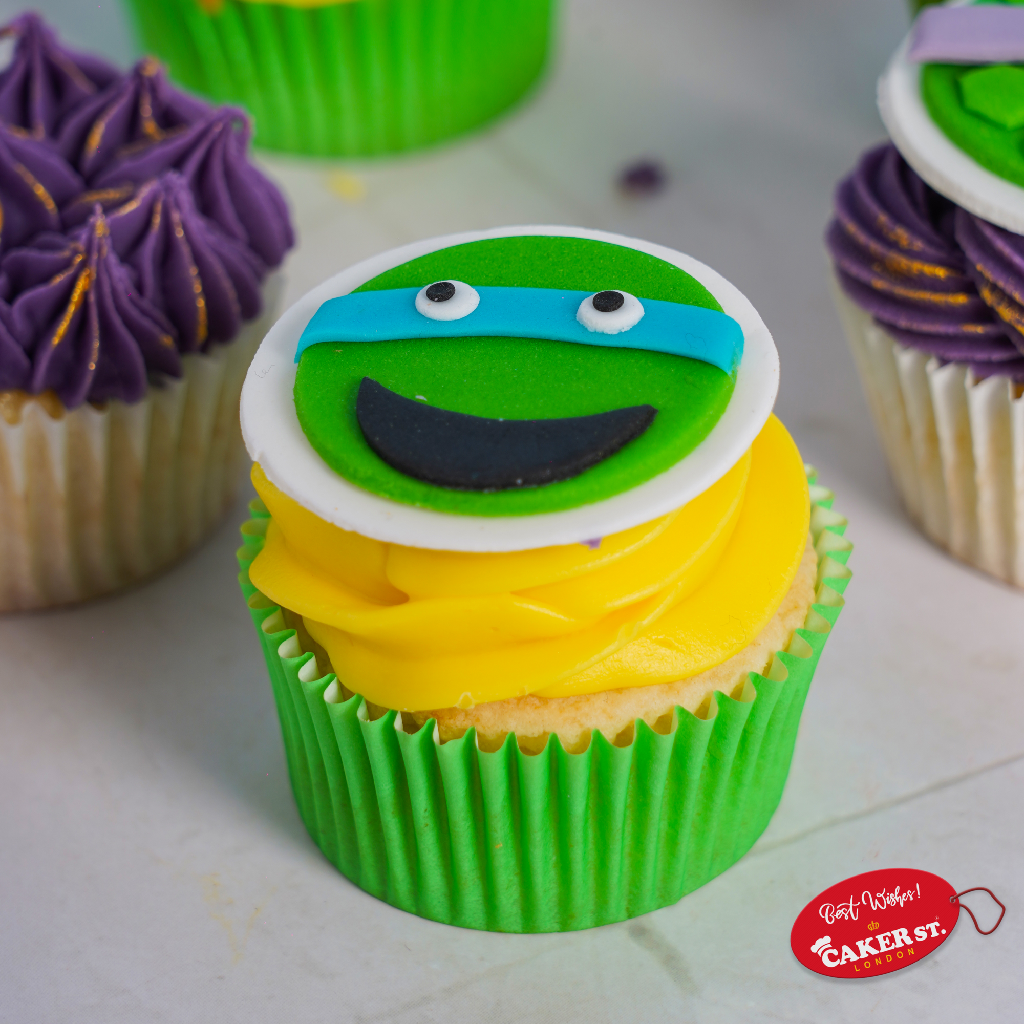  Team  Turtle Ninja Cupcake