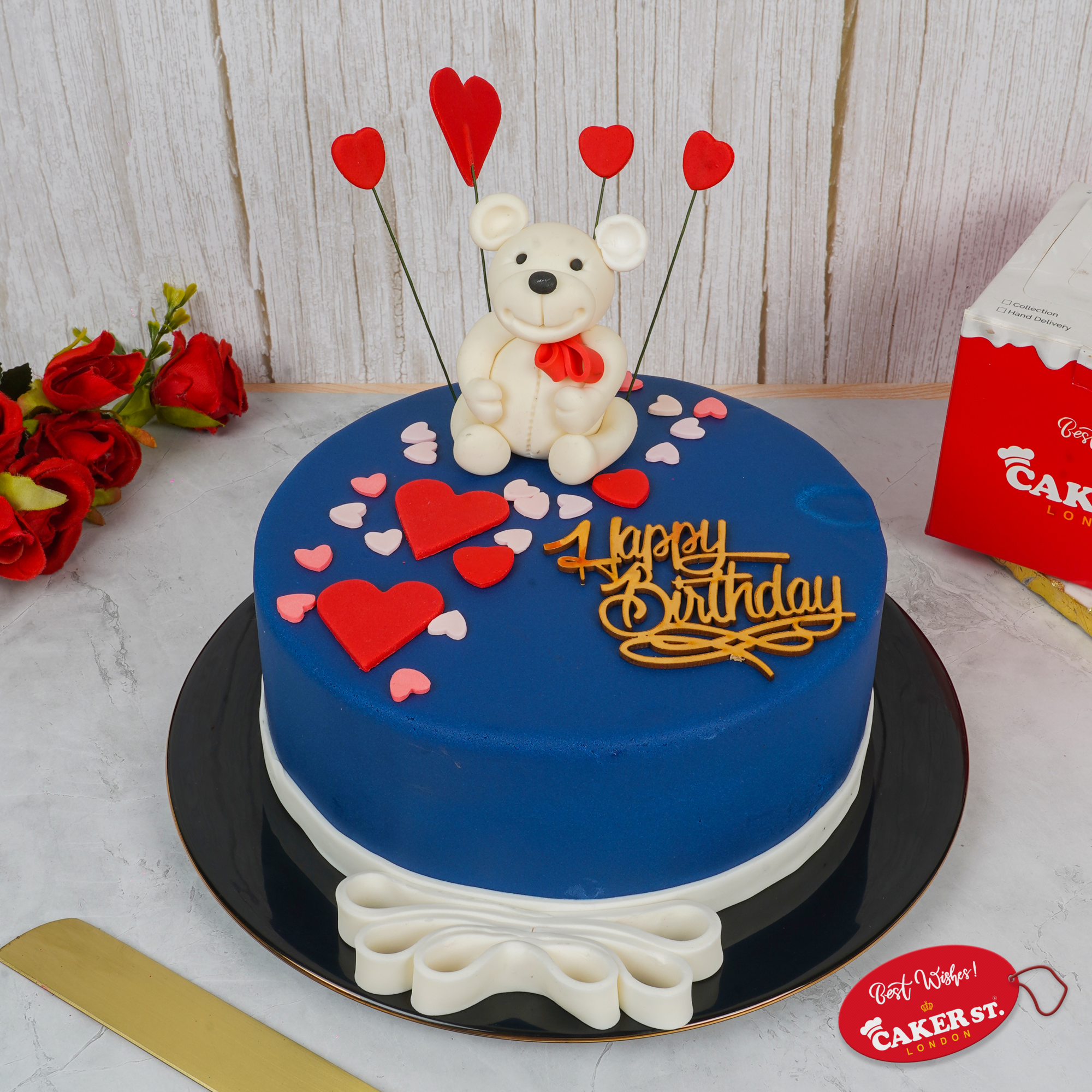 Teddy Surprise Annniversary Cake