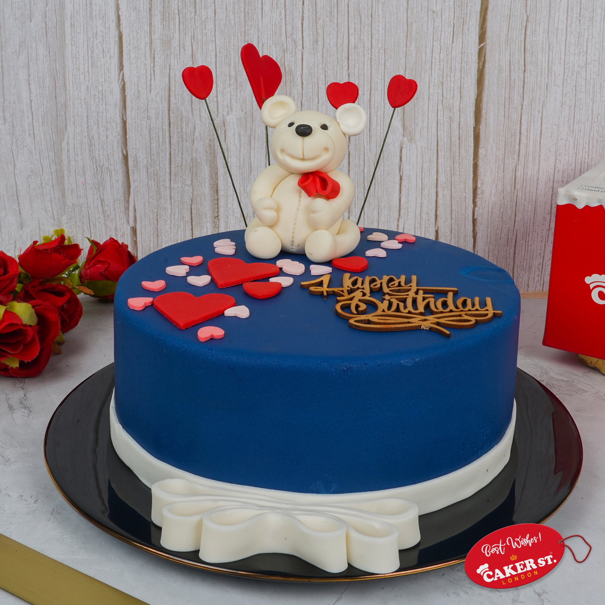 Teddy Surprise Annniversary Cake