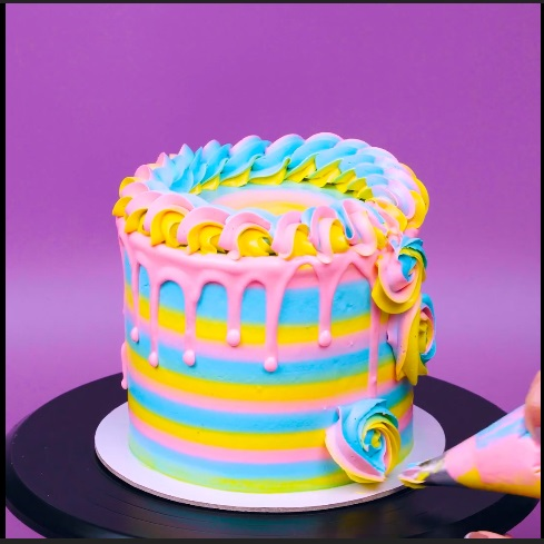 The Pastel Choco Delight - DIY Cake