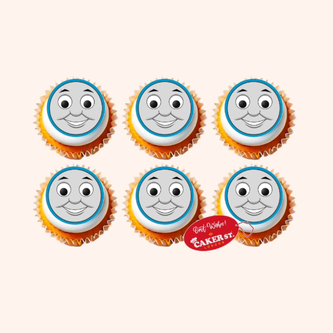 Thomas the Tank Engine Cupcakes