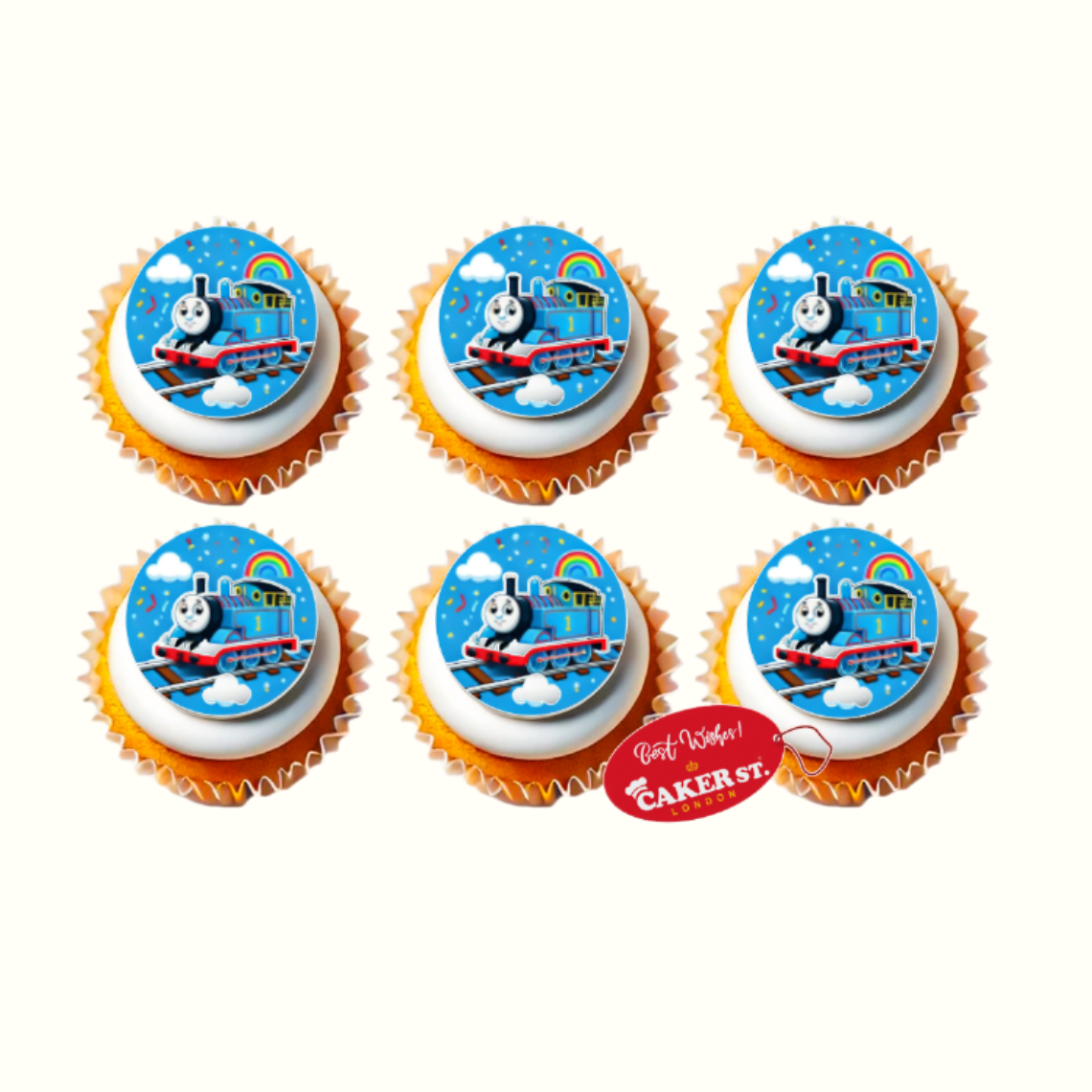 Thomas the Tank Engine Cupcakes