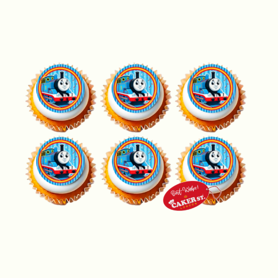 Thomas the Tank Engine Cupcakes