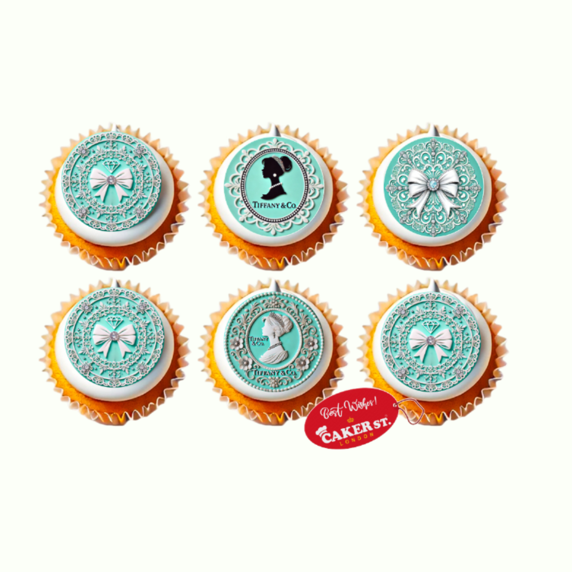 Tiffany Themed Cupcakes