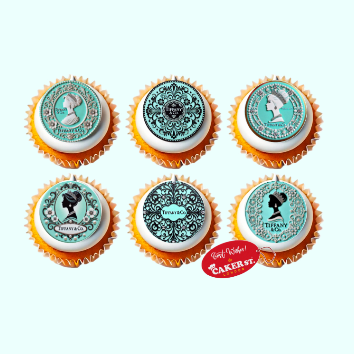 Tiffany Themed Cupcakes