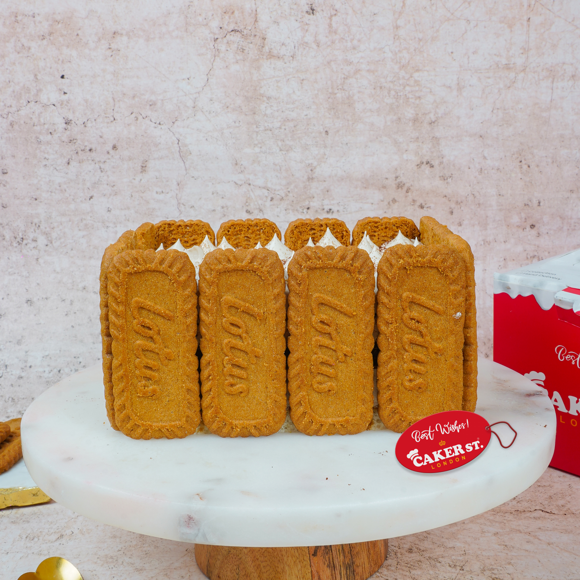 Tiramisu with Lotus Biscoff Cake