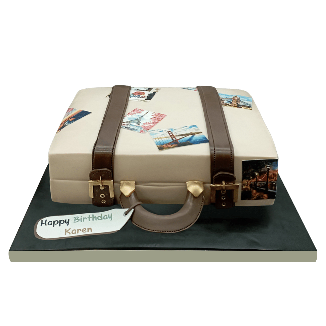 Travel themed Birthday Cake