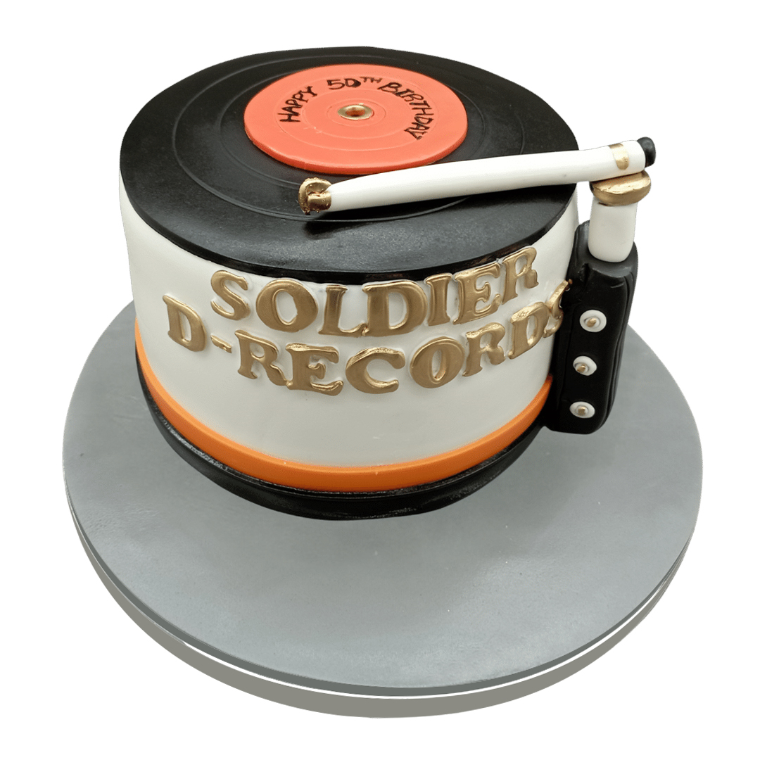 vinyl cake