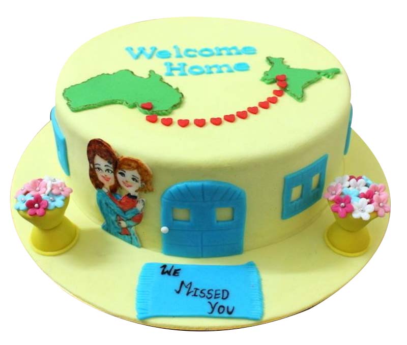 Welcome Home Cake Topper