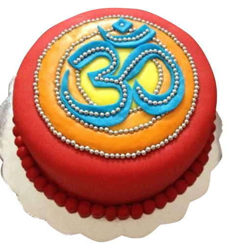 Yoga Birthday Cake