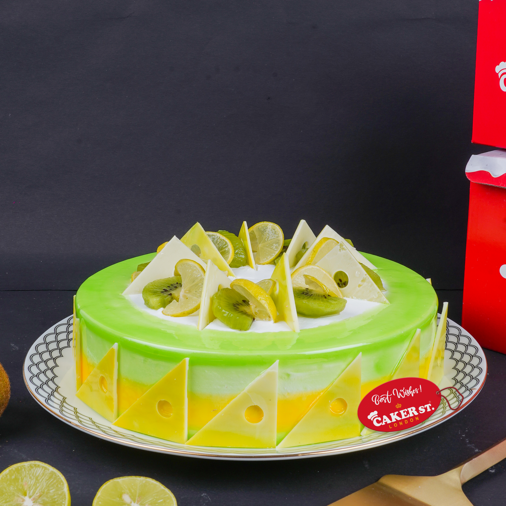 Zesty Lemon-Kiwi Fruit Cake 